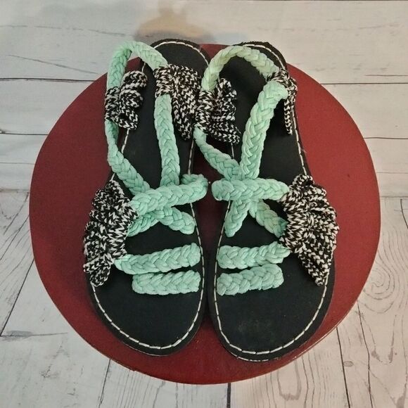 "No Brand" woman's cloth  sandals - Picture 1 of 4